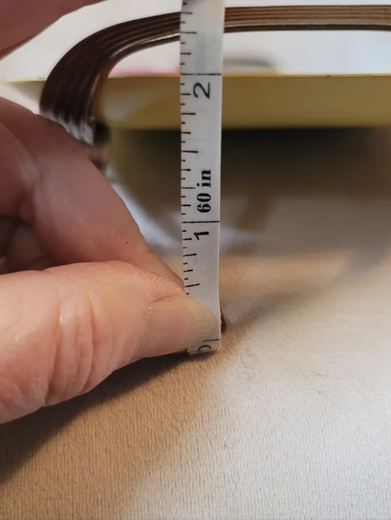 MCM  Yellow Metal Bread Serving Tray with Wheat Motif. - Picture 11 of 12